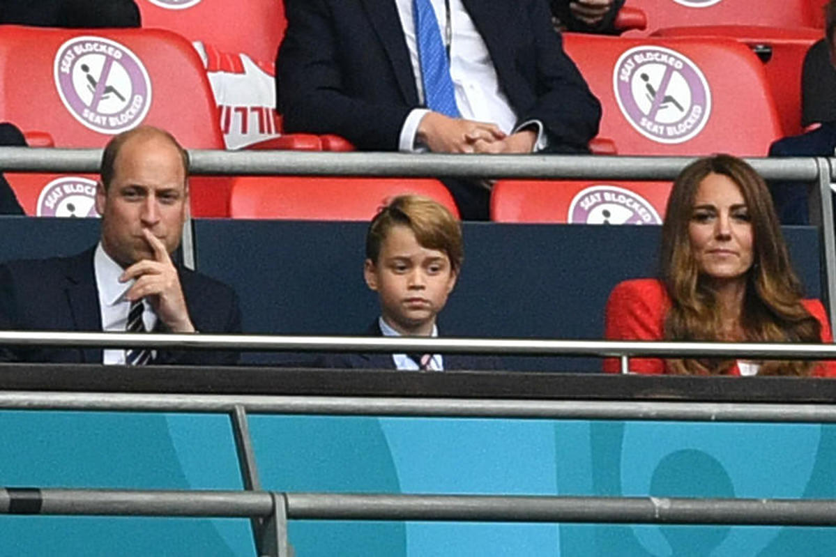 Książę William i księżna Kate zabrali George'a na mecz Euro 2020