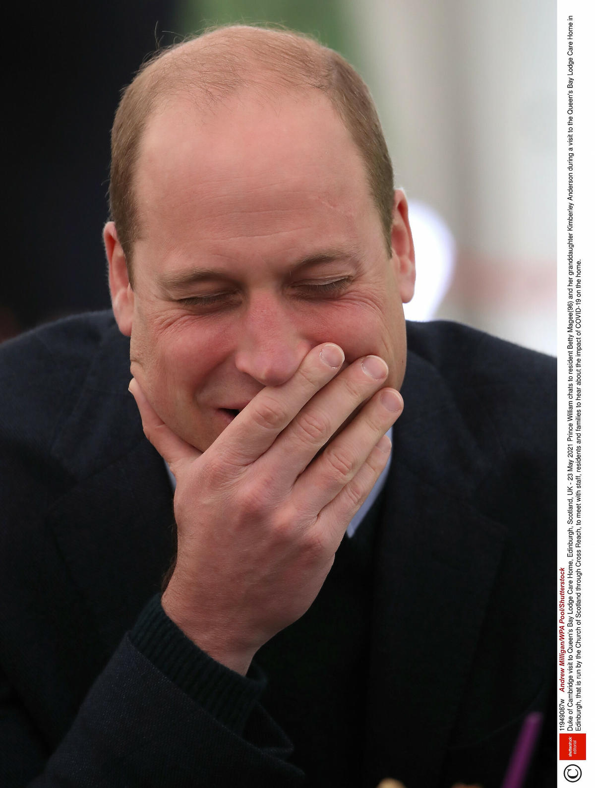 Książę William pęka ze śmiechu