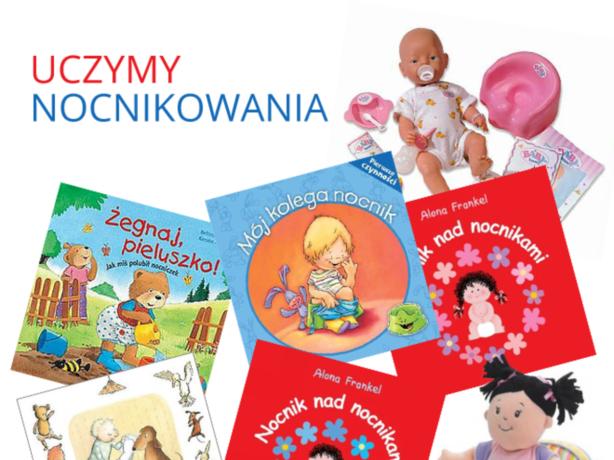 książeczki o nauce siadania na nocnik