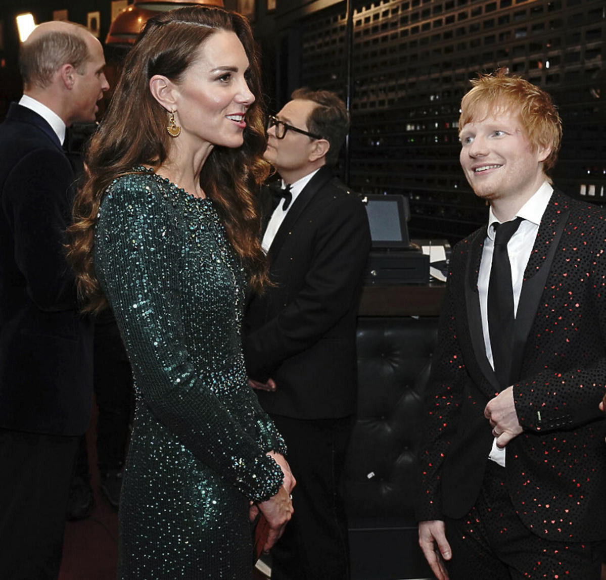 Księżna Kate i Ed Sheeran  na Royal Variety Charity
