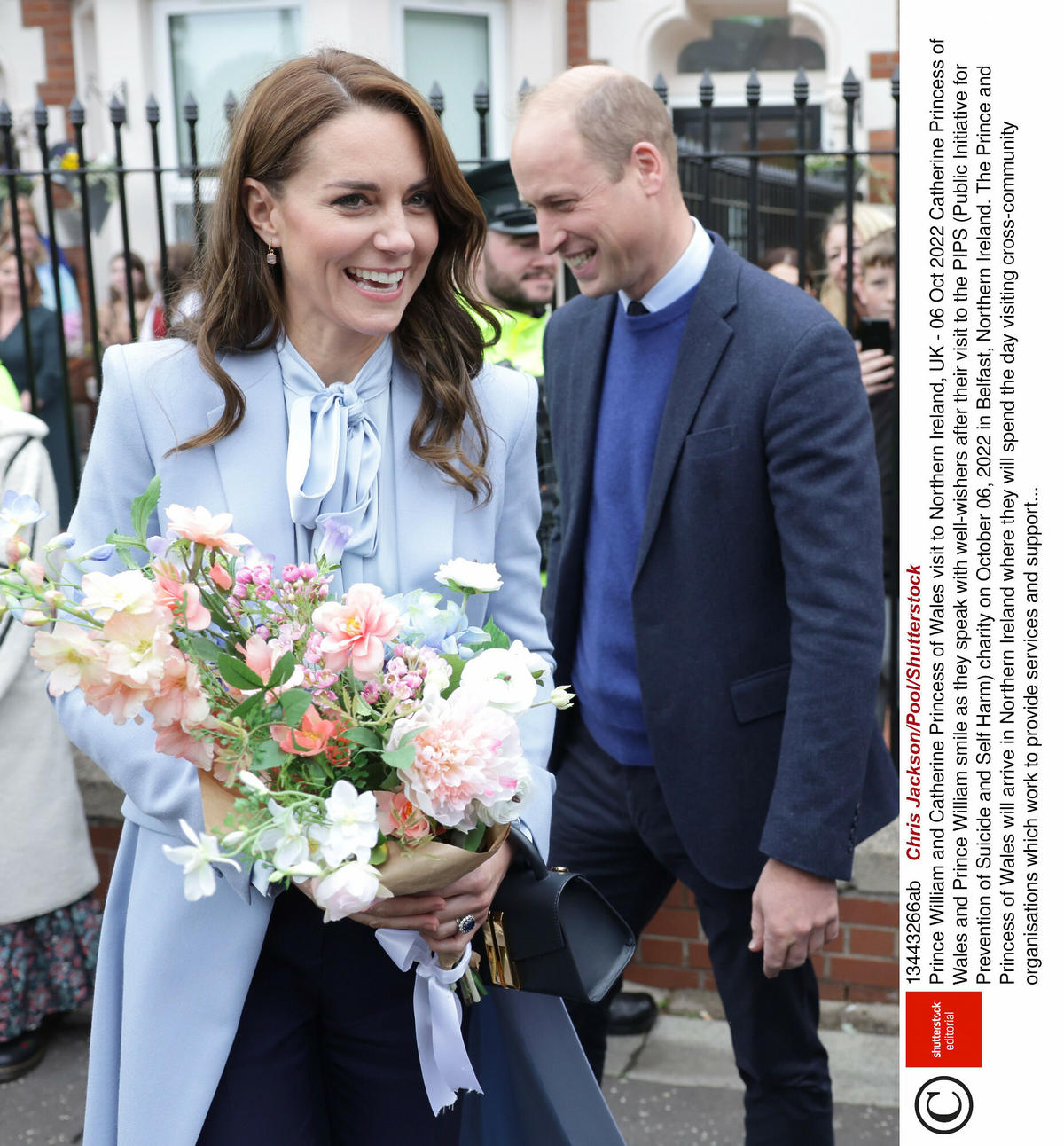 Księżna Kate i książę William podczas wizyty w Belfaście
