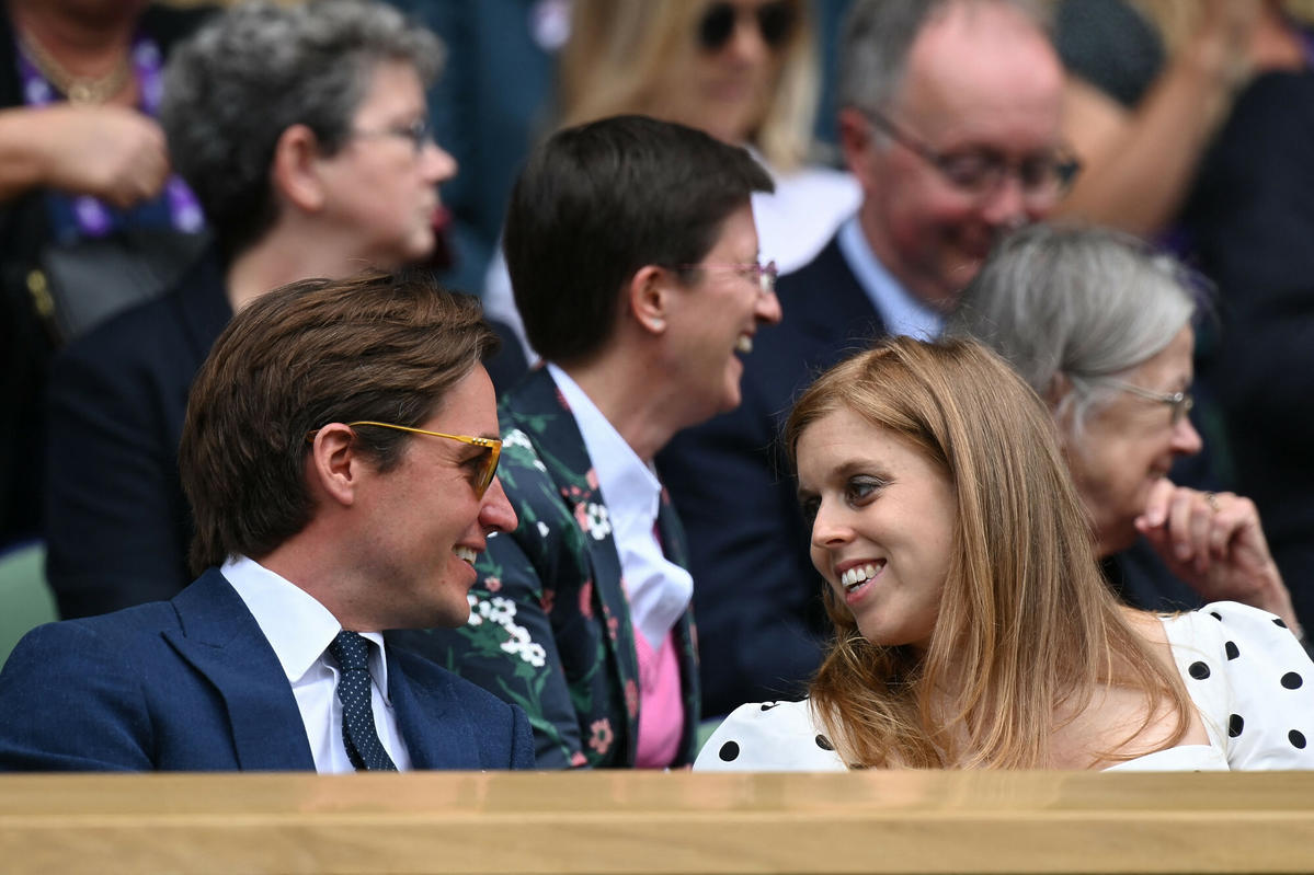 księżniczka Batrycze z mężem na Wimbledonie