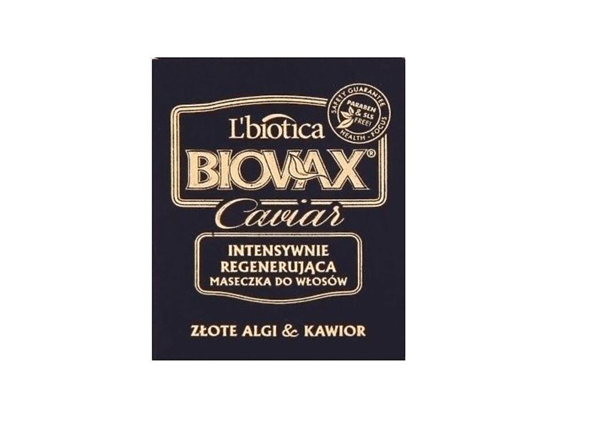 L'Biotica Biovax Caviar intensywnie regenerująca maseczka do włosów na promocji w Rossmannie