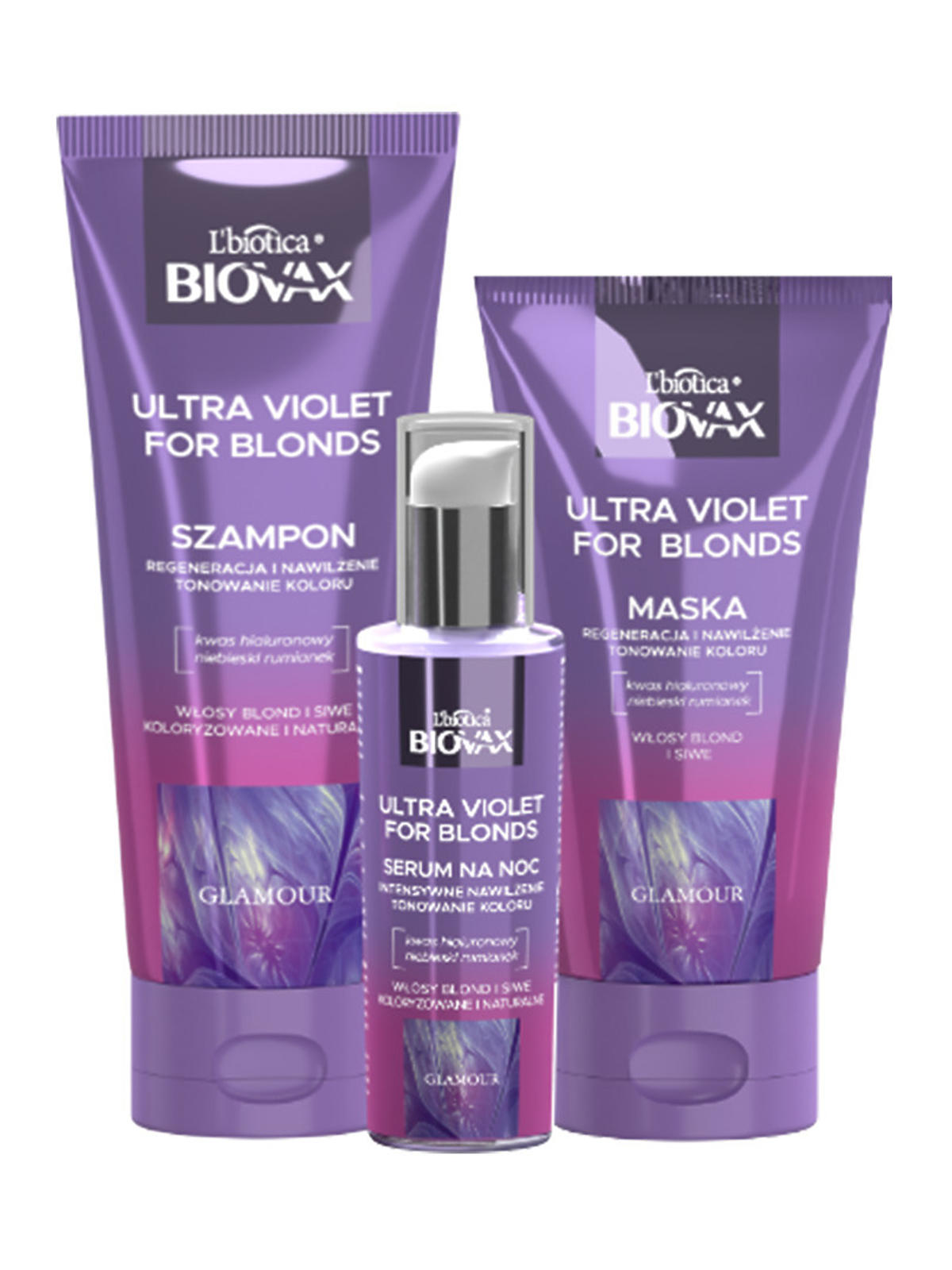 L'BIOTICA BIOVAX Glamour Ultra Violet for Blonds