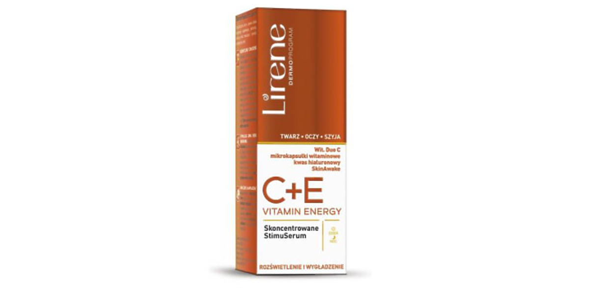 Lirene Dermoprogram, C+E Vitamin Energy, Skoncentrowane StimuSerum