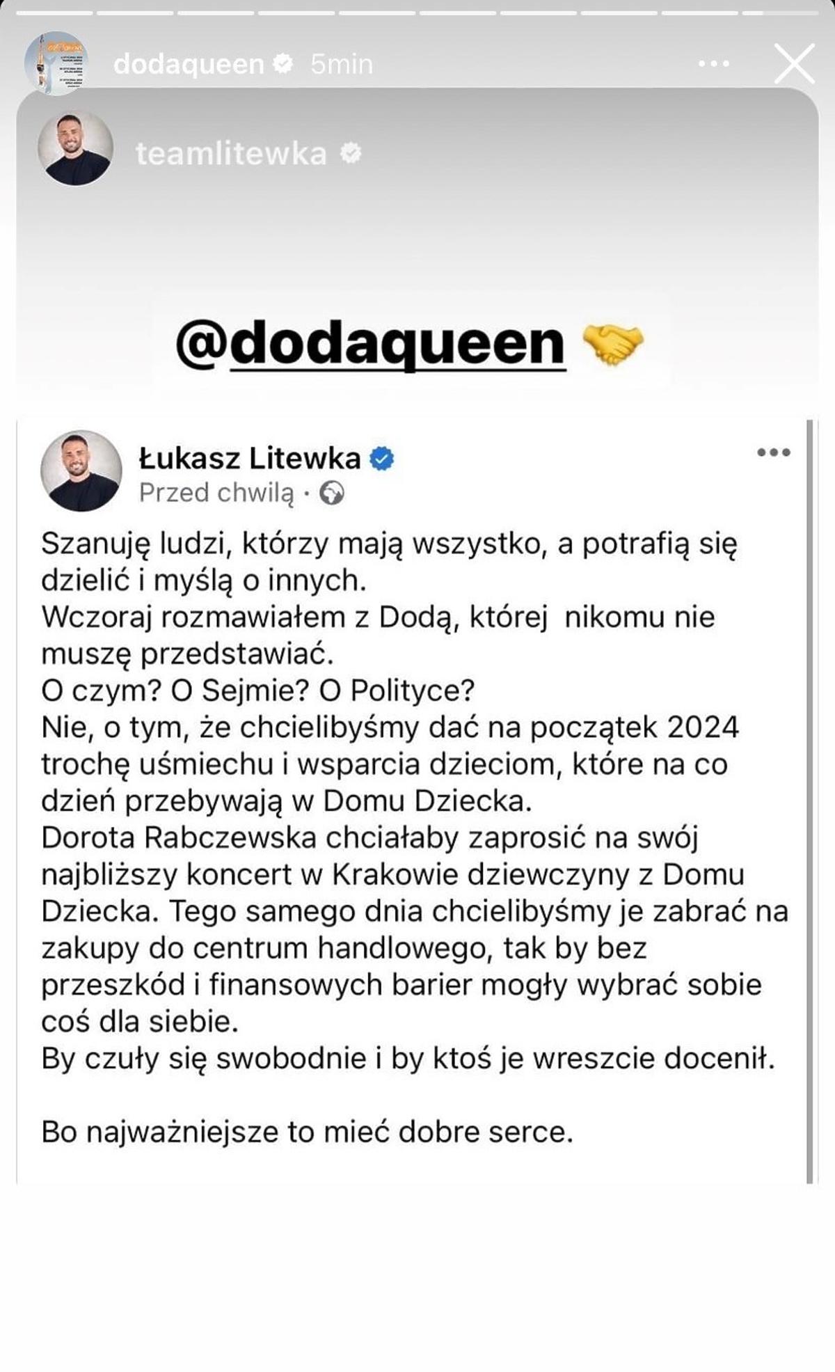 Łukasz Litewka i Doda planują niespodziankę
