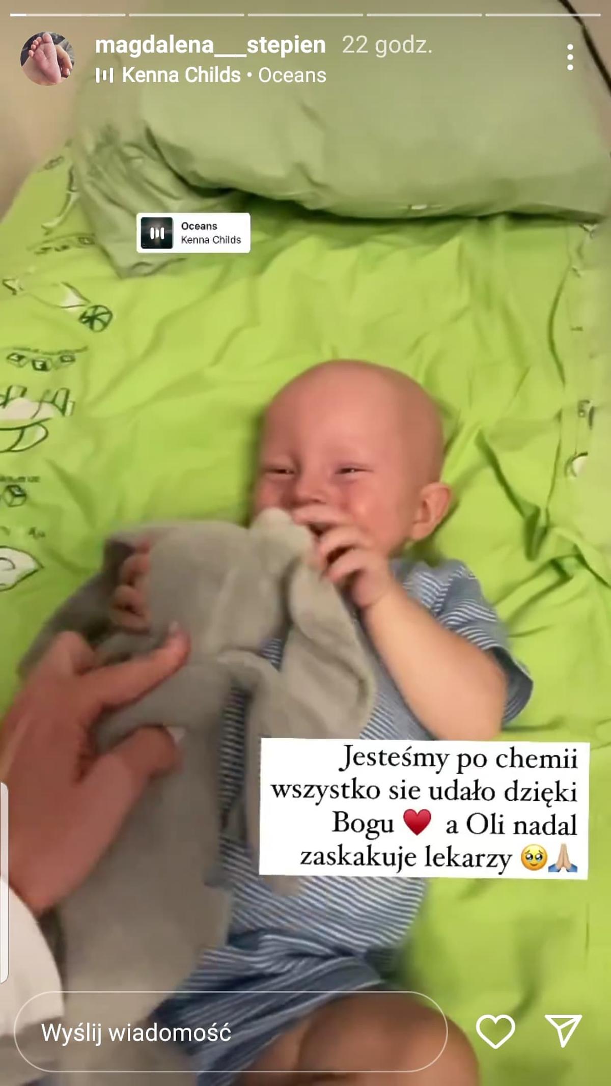 Magdalena Stępień pokazała najnowsze zdjęcie syna