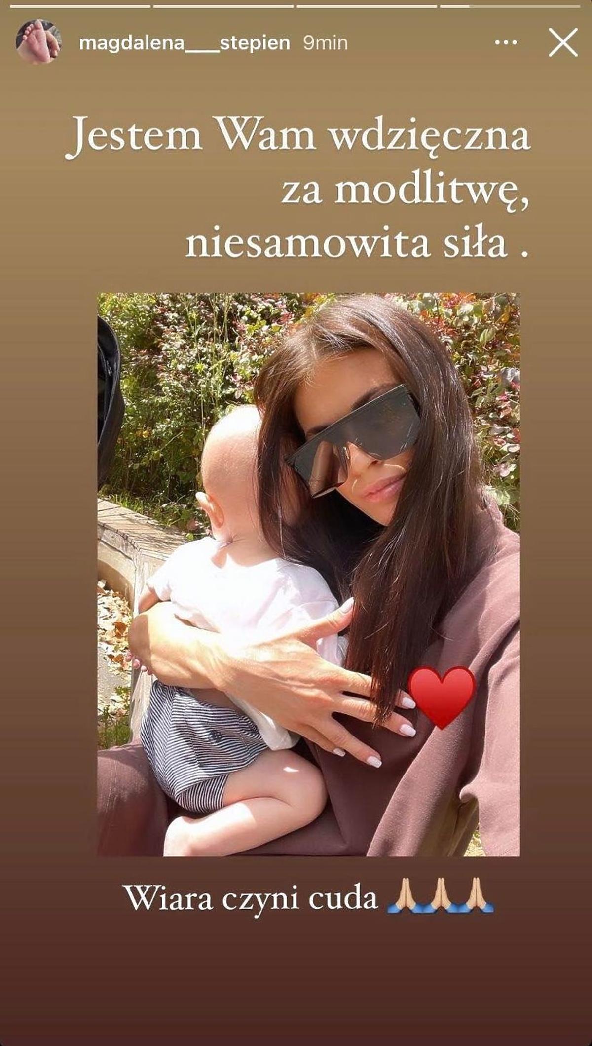 Magdalena Stępień pokazała nowe zdjęcie z synem