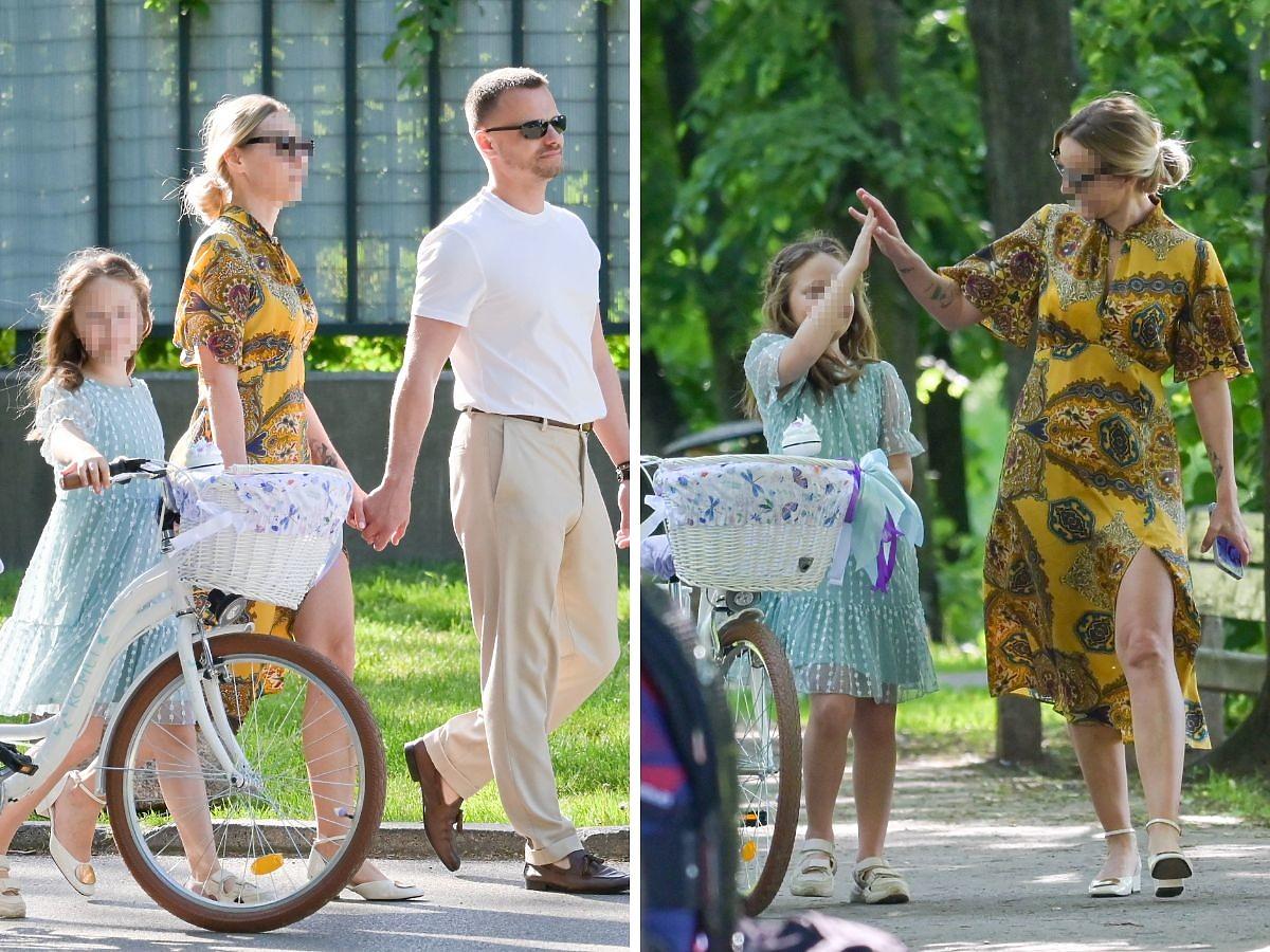 Marcin Hakiel kupił rower dla córki na komunię 