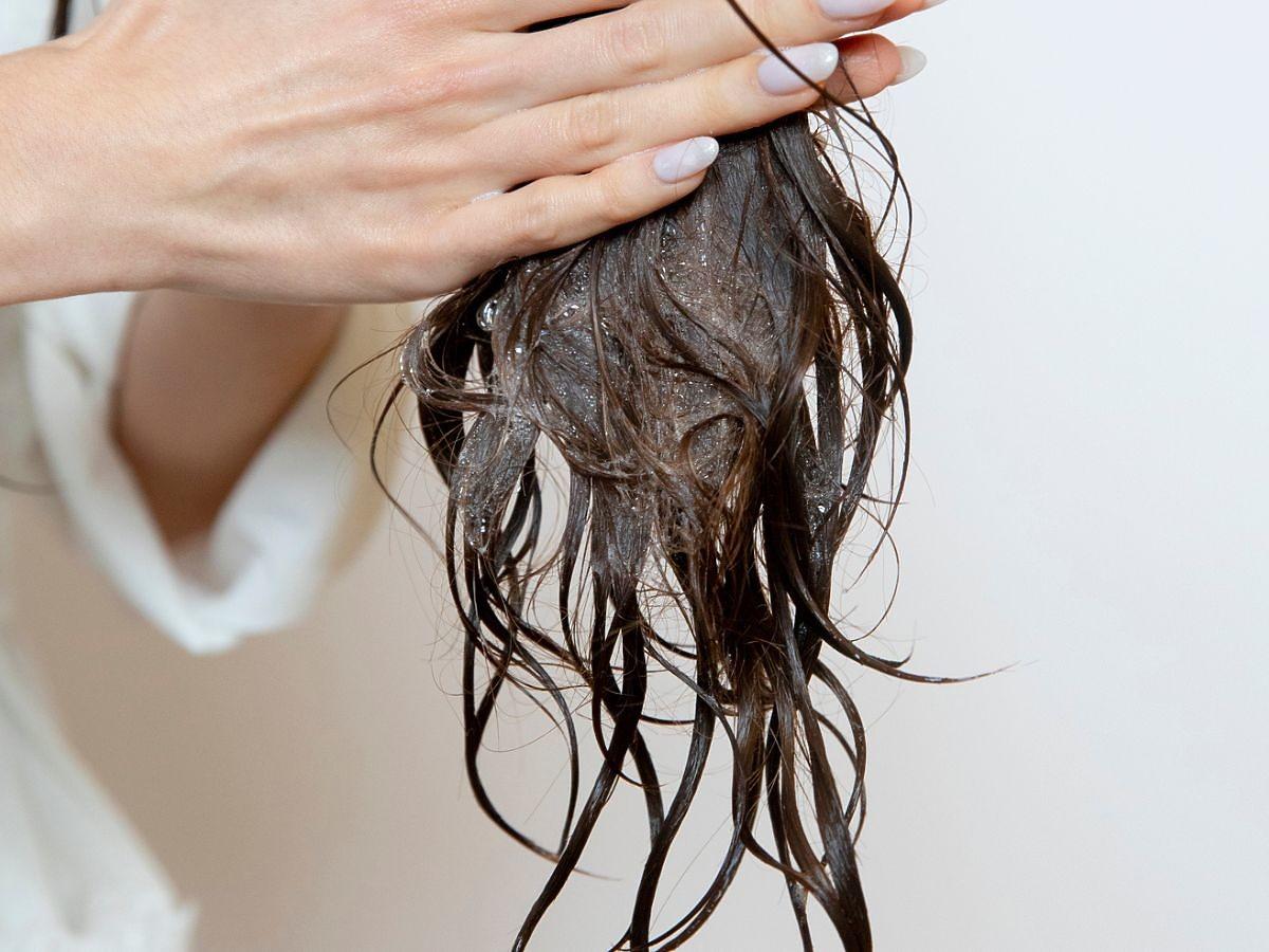 Maska do laminacji włosów z gumą agar 