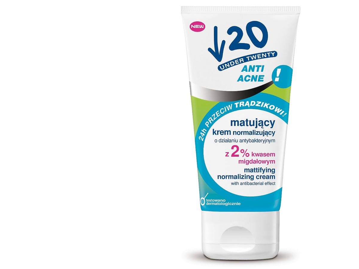 Matujący krem normalizujący o działaniu antybakteryjnym Under Twenty Anti! Acne