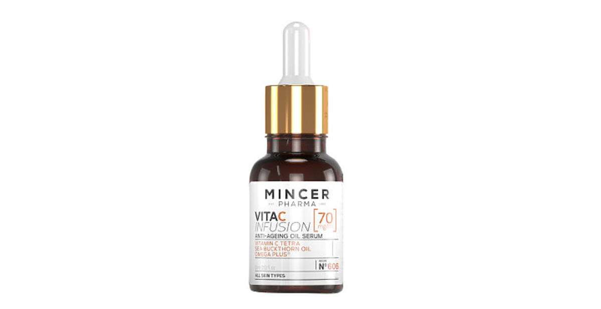 Mincer Pharma, Vita C Infusion, 70 mg/ml Przeciwstarzeniowe serum olejkowe No. 606