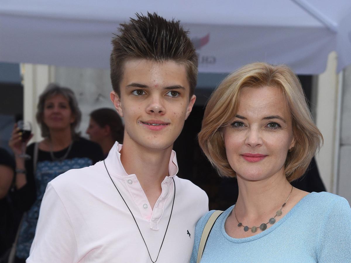 Monika Zamachowska z synem