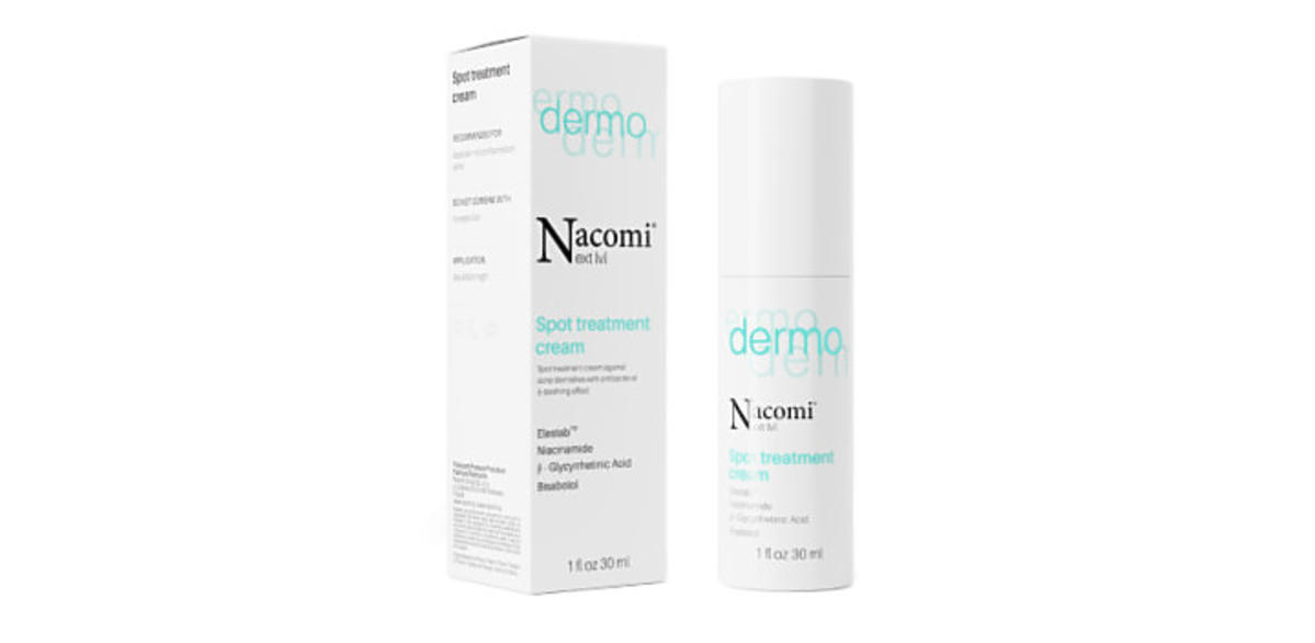 Nacomi, Next Lvl Dermo, Spot Treatment Cream (Punktowy krem przeciwdziałajacy niedoskonałościom)