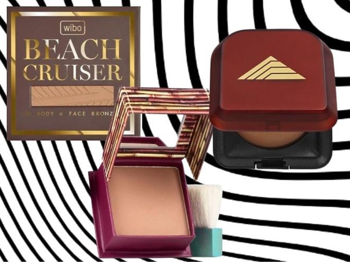 najlepsze bronzery do twarzy - Wibo, Bikor, benefit