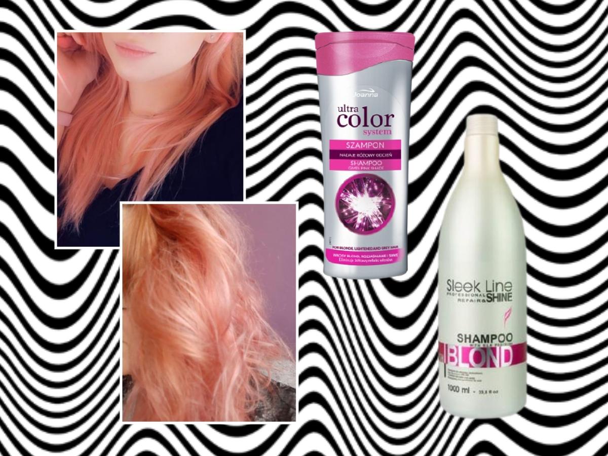 najlepsze różowe szampony do włosów efekty
