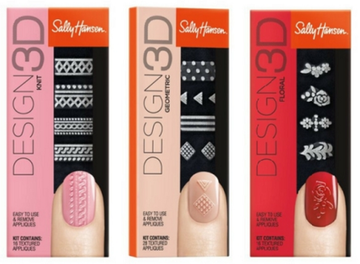 naklejki 3d sally hansen