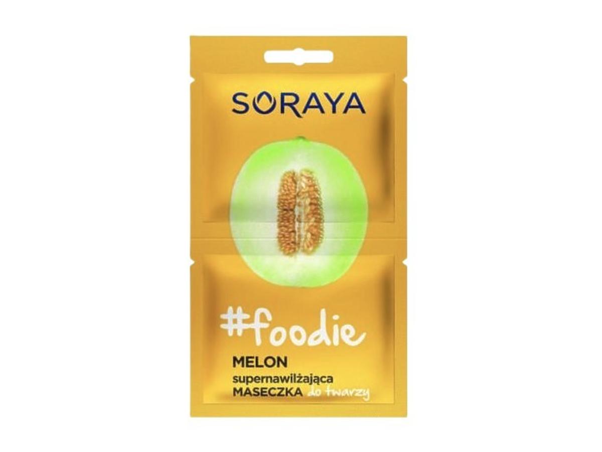 Nawilżająca maseczka Soraya, # Foodie, Nawilżająca maseczka do twarzy `Melon`od Soraya
