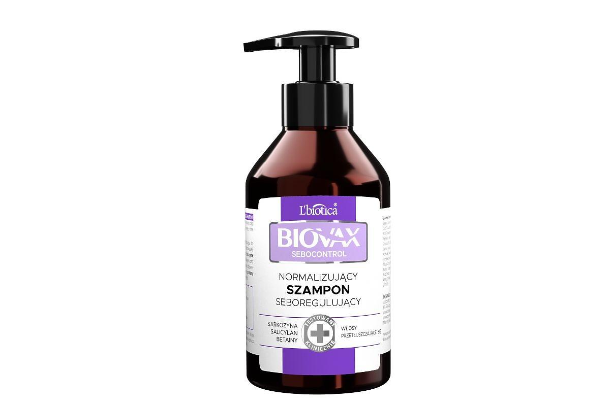 Normalizujący szampon seboregulujący Biovax Sebocontrol