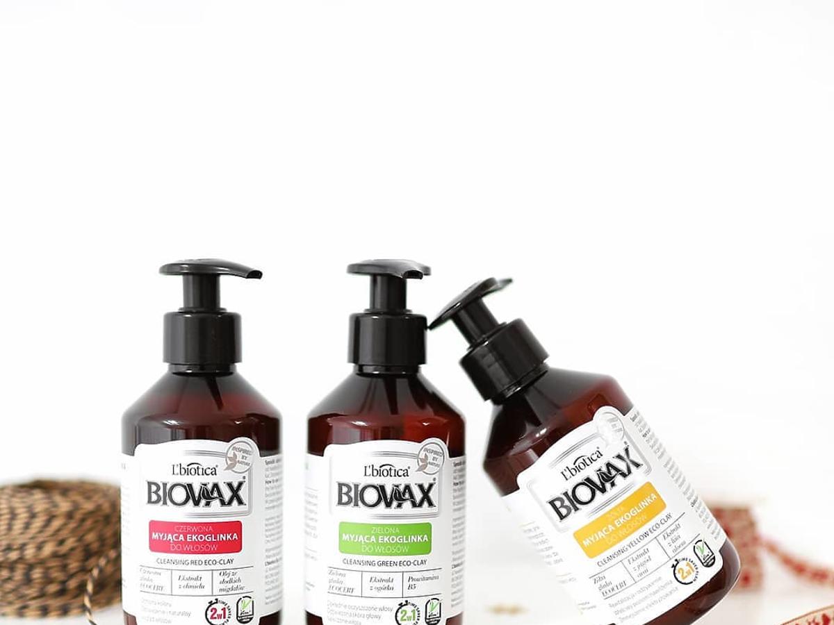 Nowa myjąca odżywka z glinką do włosów Biovax w Super-Pharm