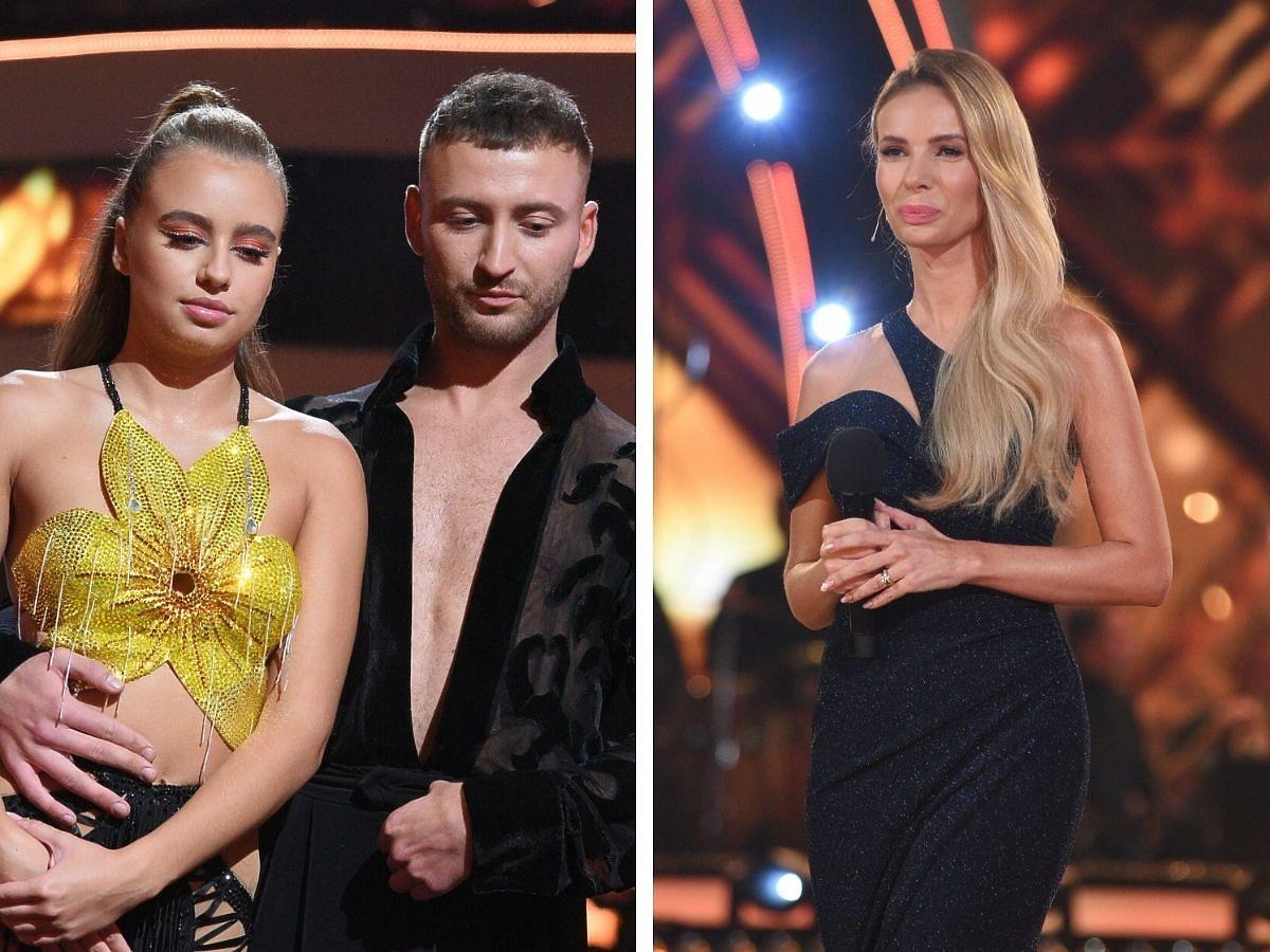 Oliwia Bieniuk i jej partner Michał Bartkowski oraz Izabela Janachowska