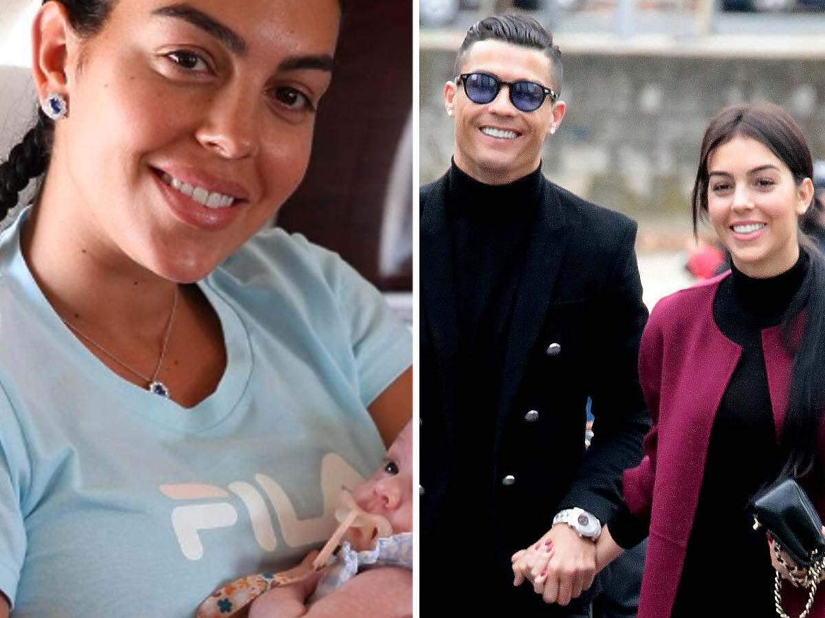 Partnerka Cristiano Ronaldo zabrała 8-miesięczną córkę do kosmetyczki.