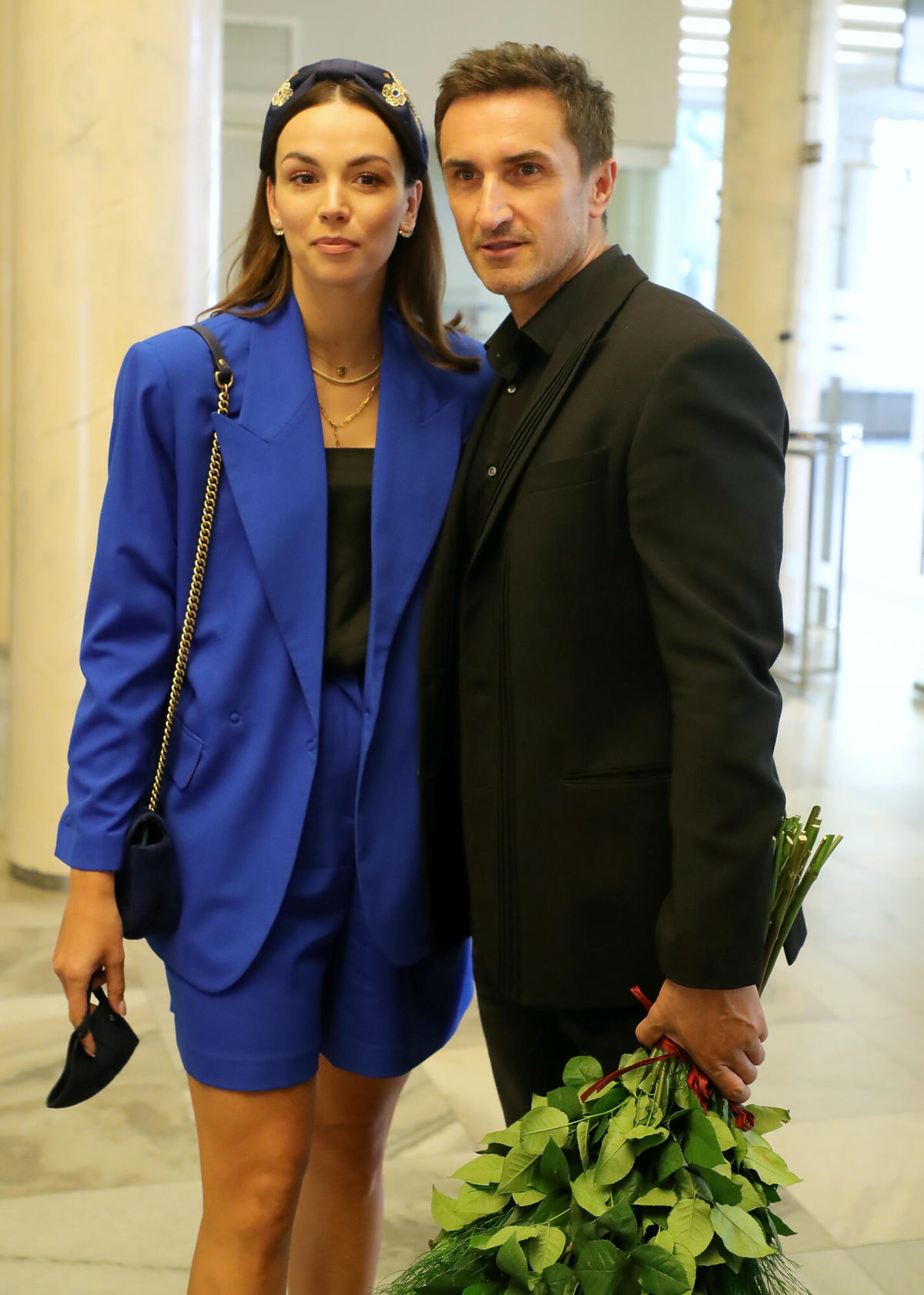 Paulina Krupińska i Sebastian Karpiel Bułecka na premierze filmu 