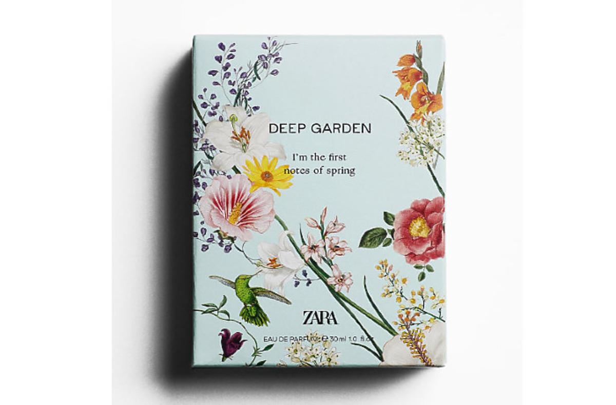 perfumy damskie zara, deep garden