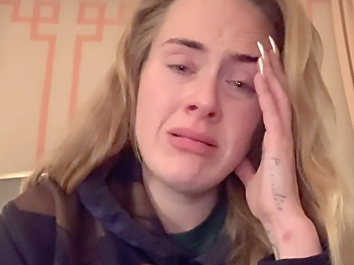 Płacząca Adele odwołuje w instagramowym nagraniu koncerty z powodu Covid-19
