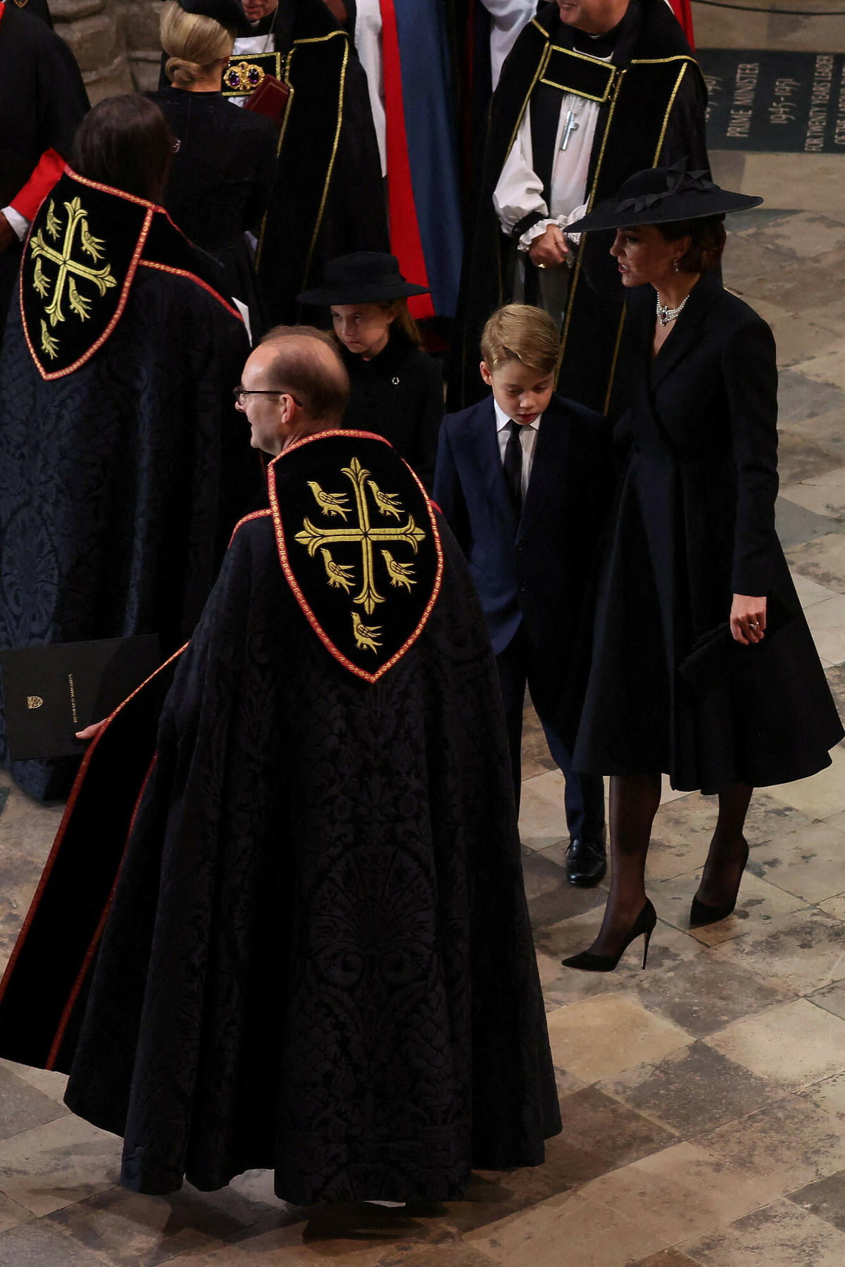 Pogrzeb królowej Elżbiety II - zdjęcia dzieci księżnej Kate i Williama