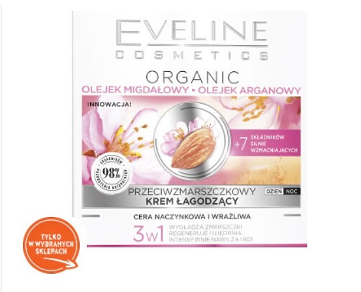 przeciwzmarszczkowy krem łagodzący Eveline  Organic