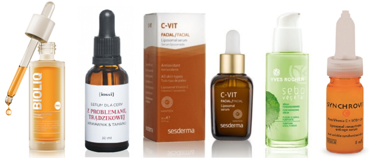 przegląd serum rozjaśniających przebarwienia