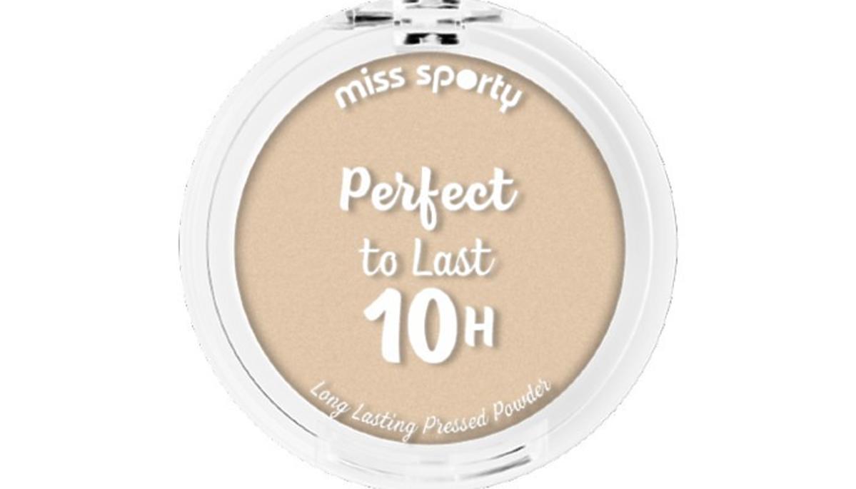 Puder matujący Perfect to Last 10H, Long Lasting Pressed Powder od Miss Sporty