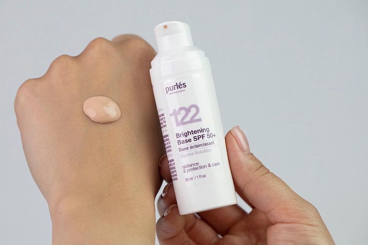 Purles, Purles, Brightening Base SPF 50+, Rozświetlająca baza SPF 50+