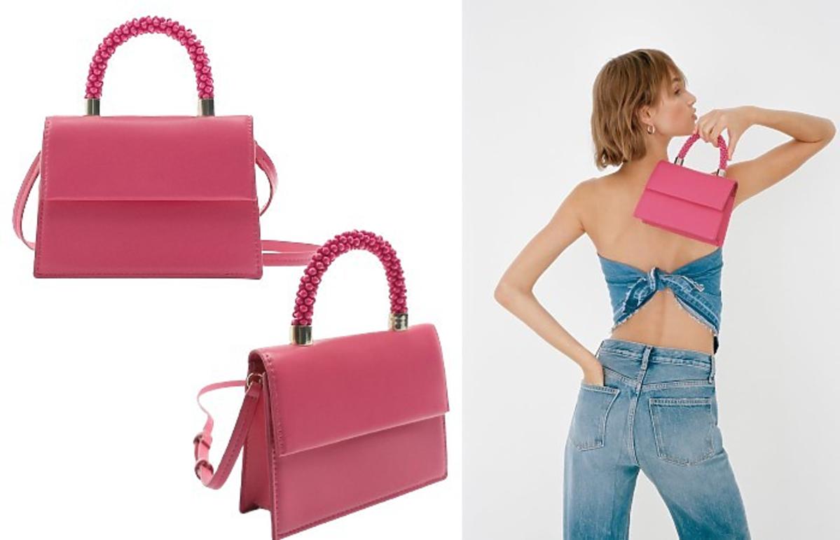 Różowa torebka Zara