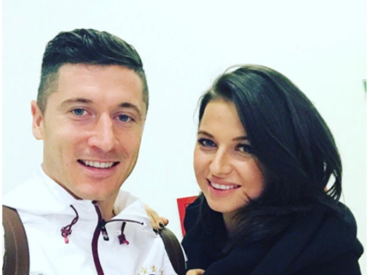Selfie Anna i Roberta Lewandowskich