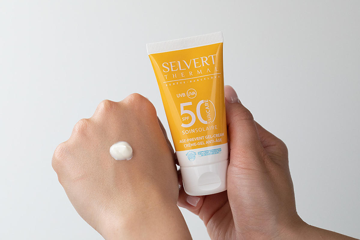 Selvert Thermal Age Prevent Gel - Cream Krem do twarzy z barierą ochronną SPF50