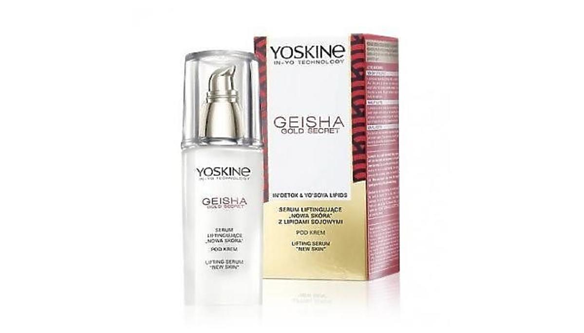 Serum do twarzy z lipami Geisha Gold Secret od Yoskine
