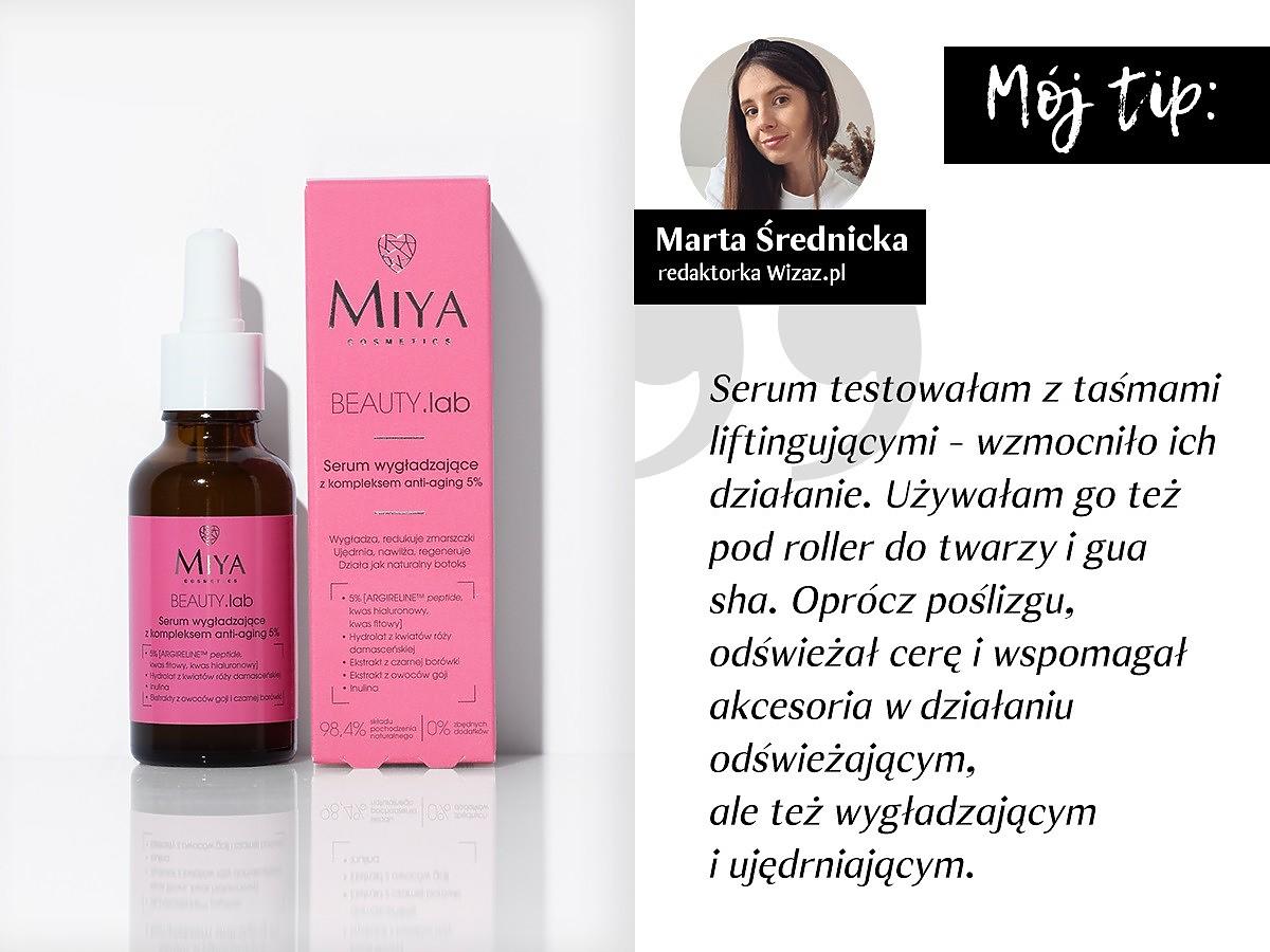 Serum wygładzające z kompleksem anti-aging 5% BEAUTY.lab Miya Cosmetics