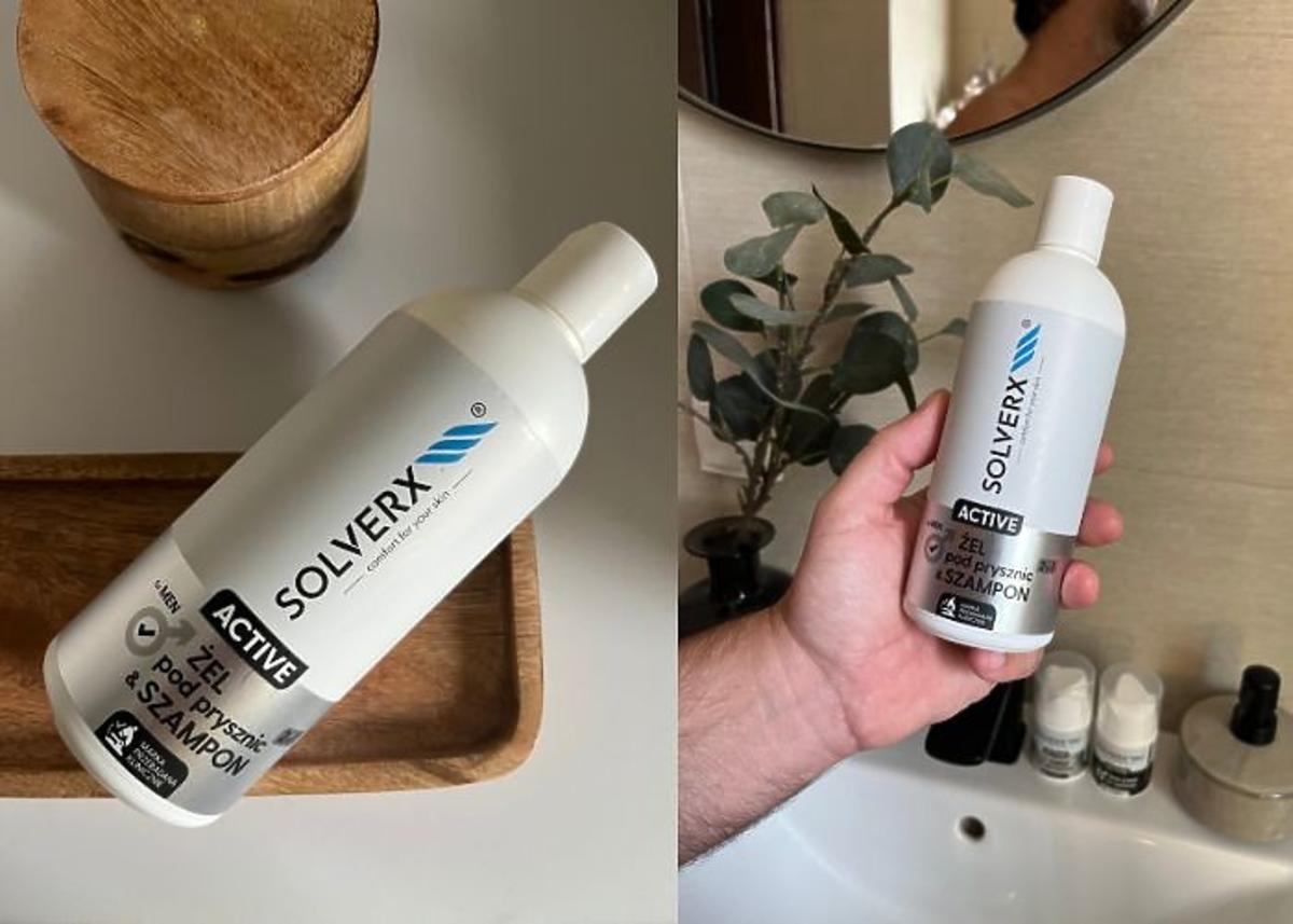 Solverx - żel pod prysznic i szampon do włosów