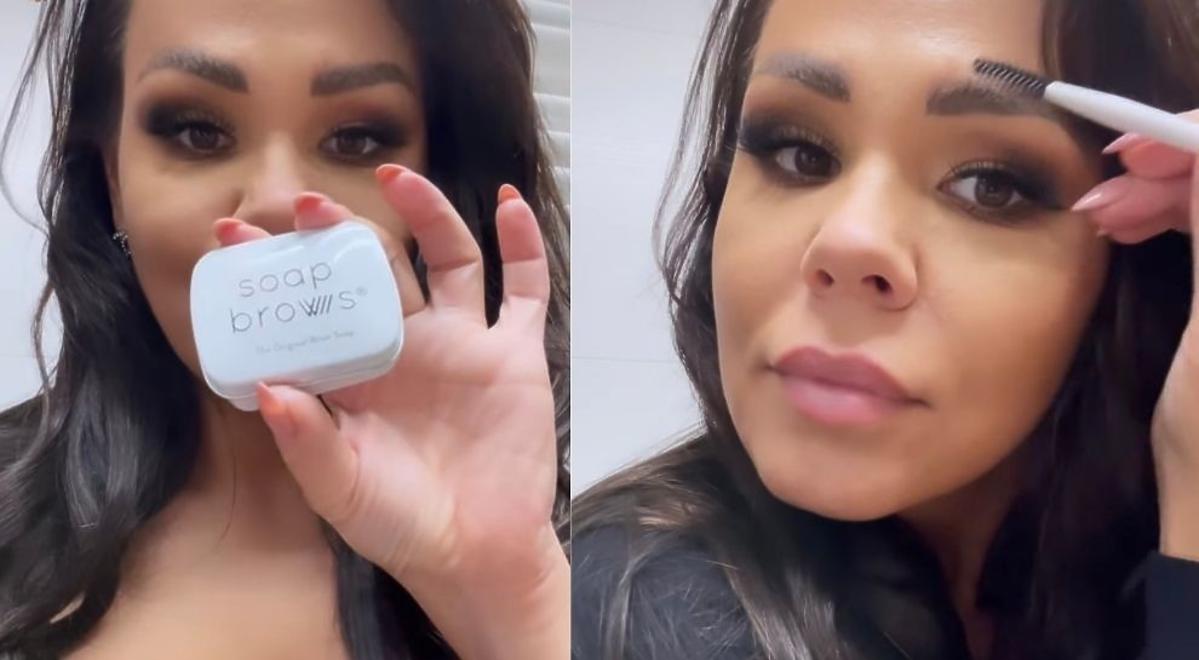 Sylwia Bomba zdradziła swój trik na Instagramowe brwi, używa mydełka do brwi
