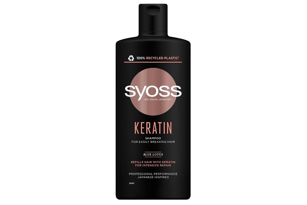 Syoss, Keratin, Shampoo for Easily Breaking Hair (Szampon do włosów słabych i łamliwych (nowa wersja))