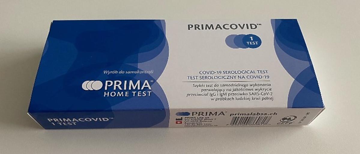 test na koronawirusa Primacovid w biedronce