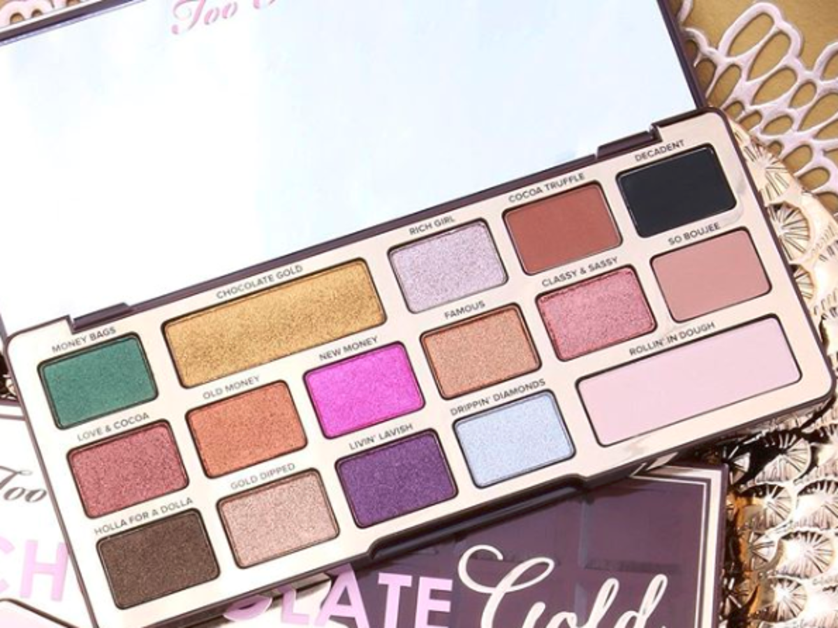 too faced chocolate gold