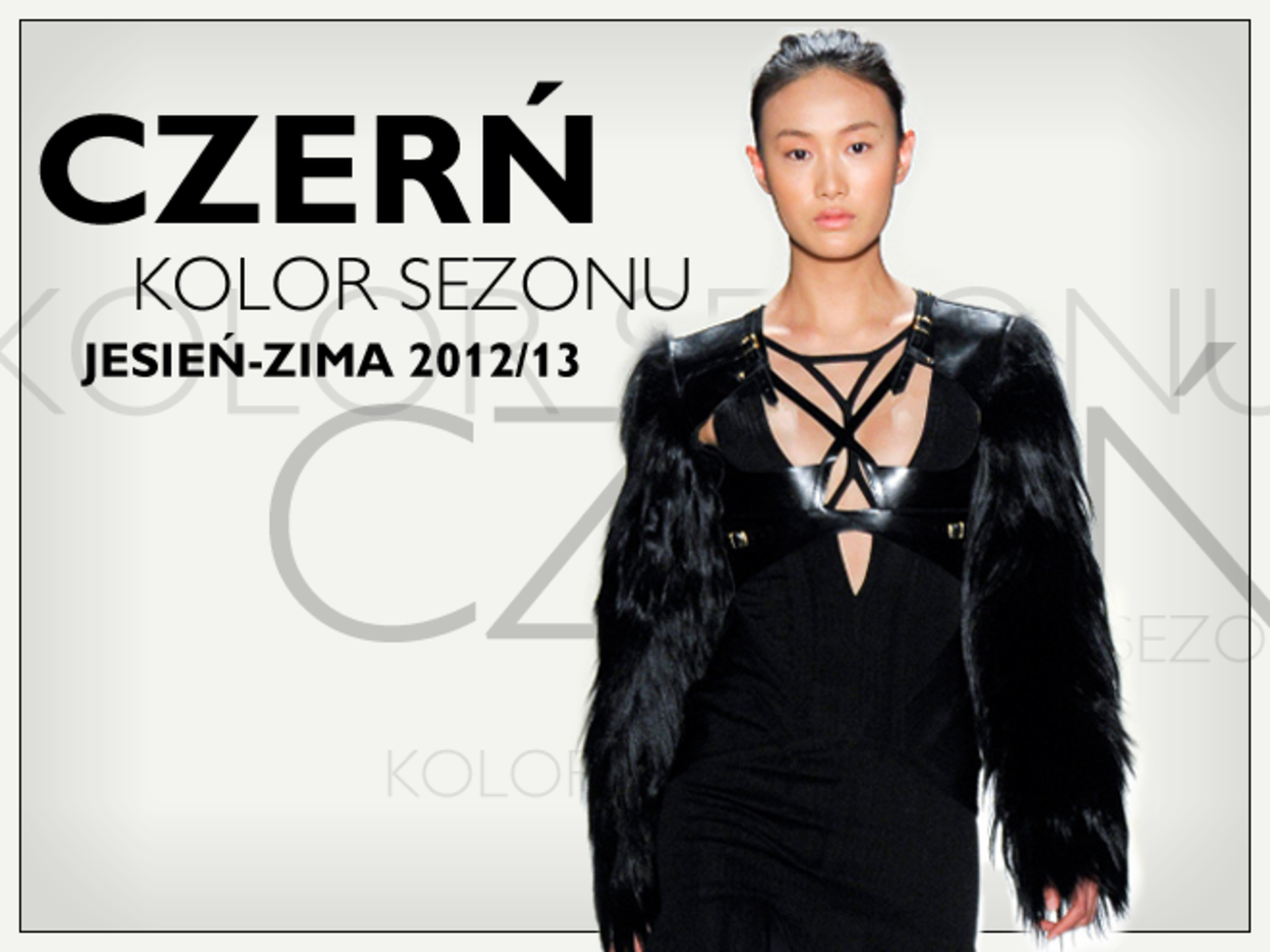 trendy kolor czarny