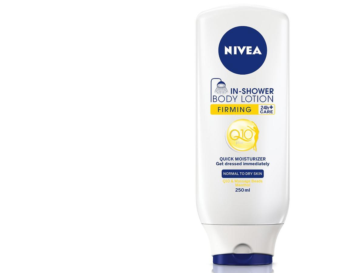 Ujędrniający balsam do ciała pod prysznic Nivea Q10 Plus