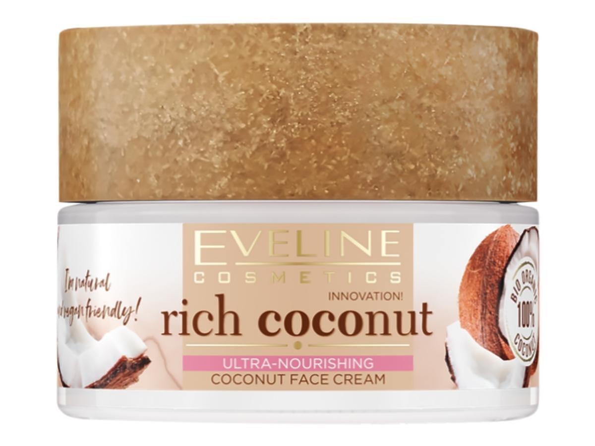Ultra-odżywczy krem do twarzy Eveline Cosmetics Rich Coconut
