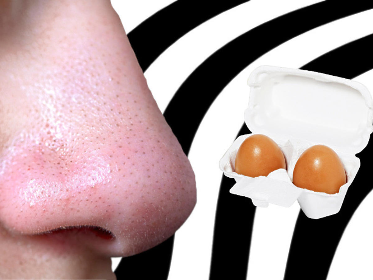 zaskórniki na nosie - mydło do twarzy Holika Holika jajko